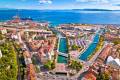 City,Of,Rijeka,Aerial,View,Of,Rjecina,River,Delta,,Kvarner